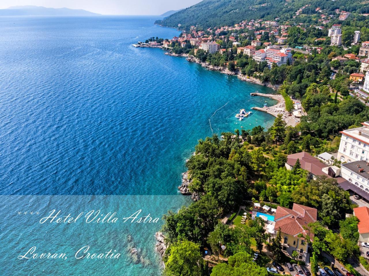 Hotel Villa Astra Lovran Buitenkant foto